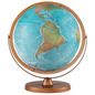 Atlantis 12"/30Cm Diameter Blue Ocean Desk Globe With Metal And Full Meridian (English)