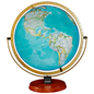 National Gegraphic Nicollet 16"/40.5Cm Diameter Blue Ocean Illuminated Desk Globe (English)