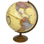 Globemaster 12"/30Cm Diameter Antique Ocean Desk Globe With Metal And Semi-Meridian (English)