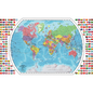 World Map Displayer With 49"/124.5Cm X 33"/84Cm World Map (English) 18 Maps To A Displayer.