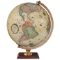 Carlyle  12"/30cm Diameter Antique Ocean Illuminated Desk Globe (French)