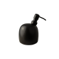 Kiwi soap dispenser, matt black ceramic + steel
