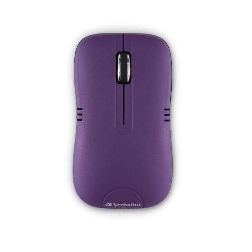 Verbatim Wireless Opt. Mouse, Commuter-Purple