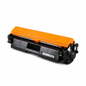 An isolated, high-resolution hero shot of the open Elevate Imaging HP CF230A compatible black toner cartridge with its signature orange roller shield.