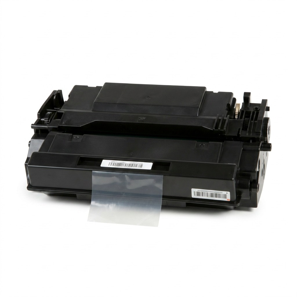 A high-resolution hero shot of the Elevate Imaging compatible black toner cartridge against a pure white background.