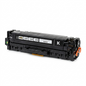 High-resolution hero shot of an Elevate Imaging Reman HP CE410X black toner cartridge on a pure white background.