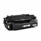 Pure high-resolution hero shot: Elevate Imaging compatible HP CE505X toner cartridge on white.