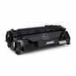 A high-resolution hero shot of the black Elevate Imaging CF280A toner cartridge isolated on white.