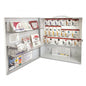 A high-resolution, centered view of the First Aid Central SmartCompliance CSA Type 2 Basic Small first aid cabinet.