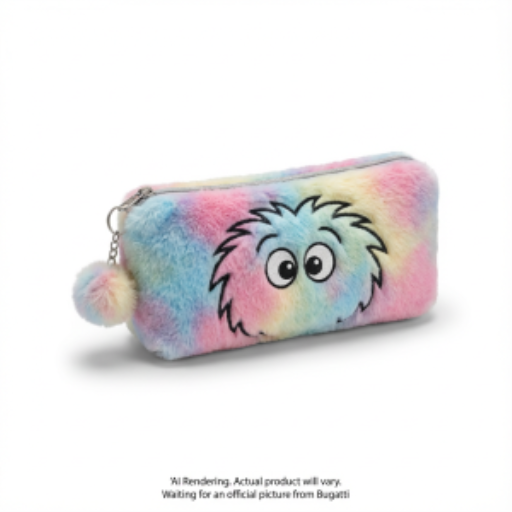 Bondstreet Furry Face Pencil Case