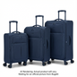 Bugatti Reborn 3 pcs set Luggage