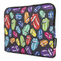 Hero shot of Bugatti Rolling Stones 15.6" laptop sleeve against a clean white background.
