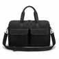 A high-resolution ecommerce hero shot of the Bugatti Madison Duffle Bag (DUF2712BU-BLACK) on a solid white background.