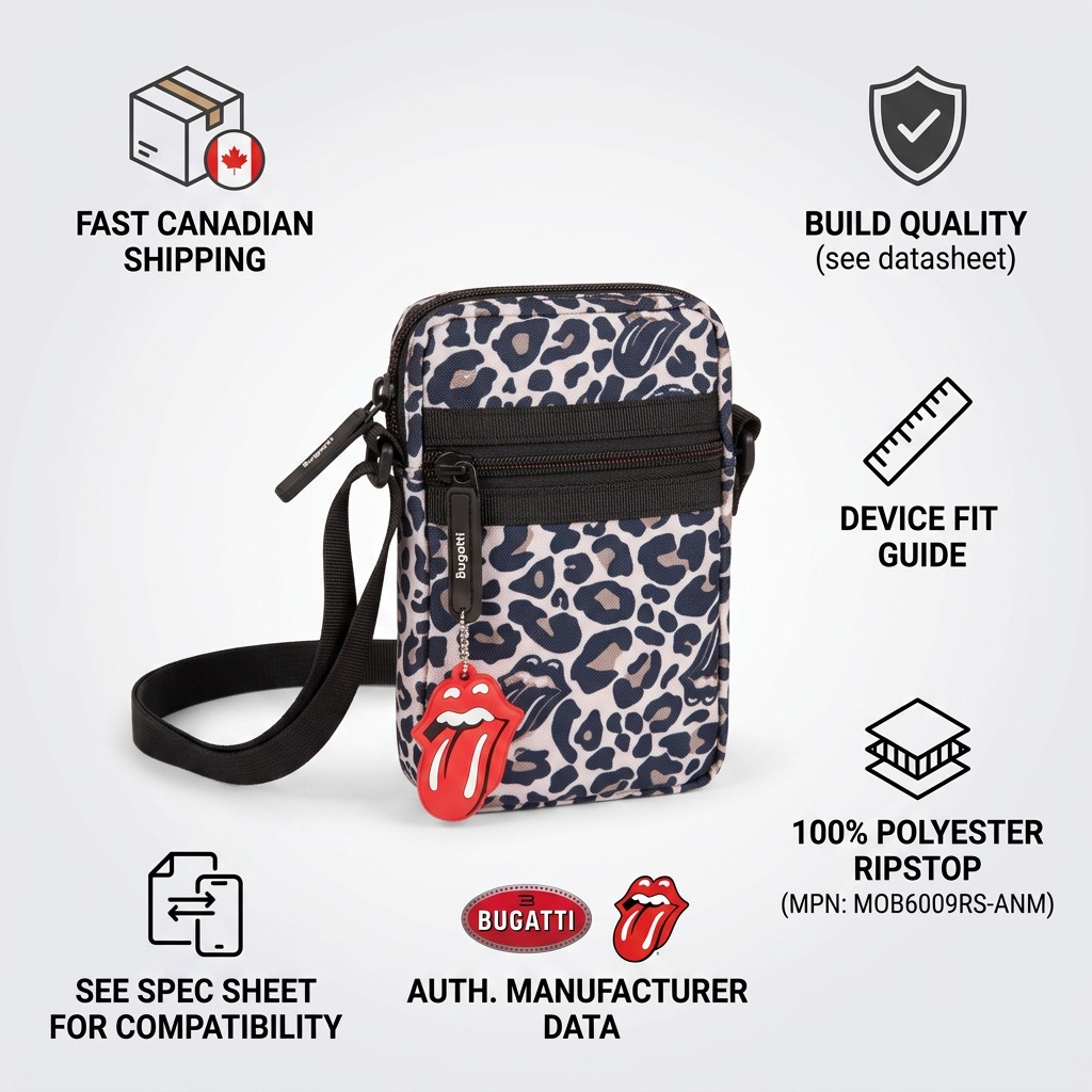 Bugatti MOB6009RS trust and authority infographic highlighting build quality, fit guide, materials, and shipping.