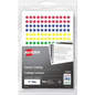 2339 Avery® Removable Colour Coding Labels Handwrite, ¼"  Assorted Colours / Removable