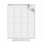 8195 WHITE, EASY PEEL, 1 3/4" X 2/3", PERMANENT,  25 SHEETS/