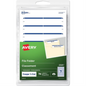 2325 Avery® File Folder Labels for Laser and Inkjet Printers, 3½" x ?"  Blue / Permanent