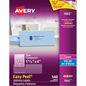 7662 CLEAR EASY PEEL, 4" X 1 1/3", PERMANENT, 10 SHEETS/ENV.
