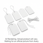 Avery Laser/Inkjet White Printable Tags w Strings, 2" x 1¼", 10 sheets/env, 180 tags/env
