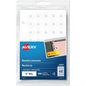 Avery Reinforcements Sheet Format, Permanent, White, 200 labels/pkg