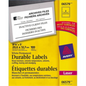 6579 TRUEBLOCK DURABLE I.D. LABELS, 8 1/8" X 5", PERMANENT,