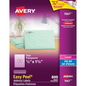 7667 CLEAR EASY PEEL, 1 3/4" X  1/2", PERMANENT, 10 SHEETS/E