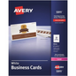 5911 PERFORATED BUSINESS CARDS, WHITE, 2" X 3 1/2", 250 SHEE