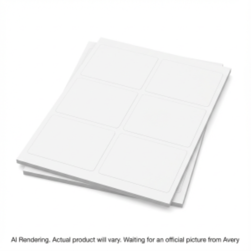 5392 NAME BADGE LABELS, CARD REFILLS 4" X 3", 50 SHEETS/BOX,