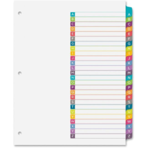 11844 READY INDEX ARCHED TABS LASER/INKJET CONTEMPORARY, A-Z
