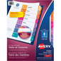 11133 READY INDEX TABLE OF CONTENTS DIVIDERS 8 TAB 1 SET