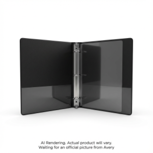 Avery View 1½" Durable View Binder, Black, Gap Free D-Ring, 375 sheet capacity