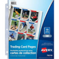 78600 Avery Trading Card Storage (76016) Pages, Clear, Each sheet ho