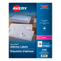 5162 WHITE, EASY PEEL, 4" X 1 1/3", PERMANENT,  100 SHEETS/B
