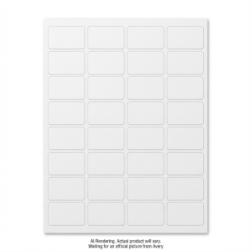 TRUEBLOCK DURABLE I.D. LABELS, 1 3/4" X 1 1/4", PERMANE