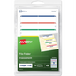 2329 Avery® File Folder Labels for Laser and Inkjet Printers, 3½" x ?"  Assorted Colours / Permanent