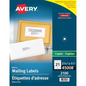 45008 COPIER LABELS, 213/16" X 1 1/2", PERMANENT, WHITE, 10