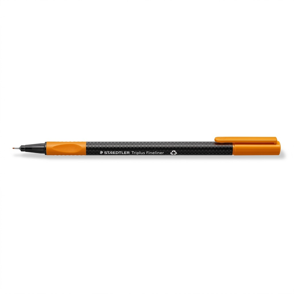 STAEDTLER STAEDTLER 1.250.5 Fineliner Pen --- Orange (Pack of 1) - Pure eCommerce Hero Shot