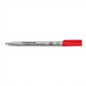 Pure hero shot of the STAEDTLER Lumocolor non-permanent medium red marker on a white background.