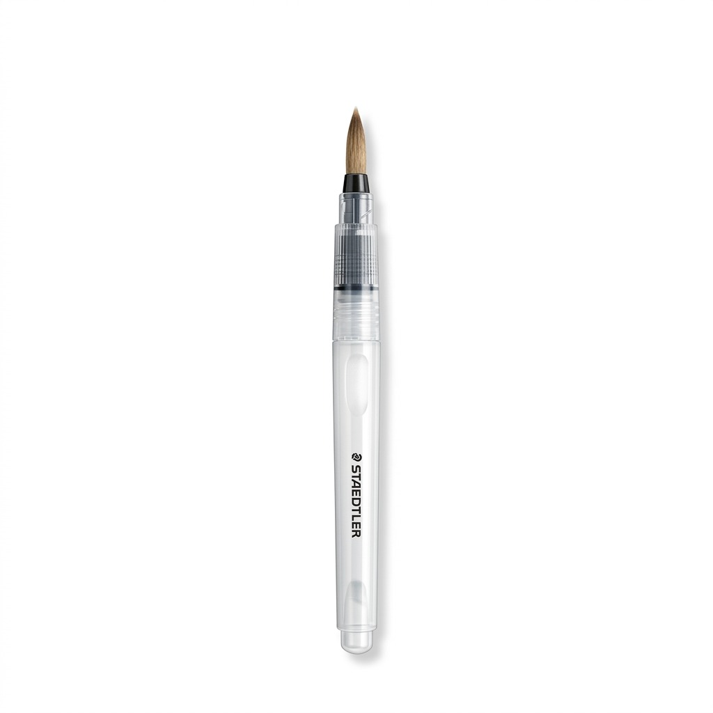 STAEDTLER Water fillable brush, one piece blister pack, professional high-resolution product shot.