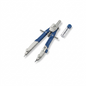 Hero shot of the metal STAEDTLER compass with blue accents, focused and centered on a white background.