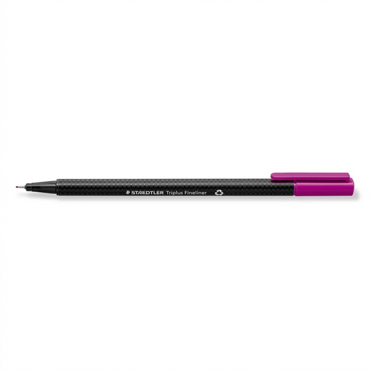 Pure high-resolution hero shot of the STAEDTLER STAEDTLER 1.250.5 purple-capped felt-tip pen.