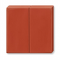 A pristine hero product photograph of the Staedtler Fimo Professional terracotta polymer clay, showing the central segment of the block from a front angle. The image is on a pure white background, with high-resolution details and a realistic look.