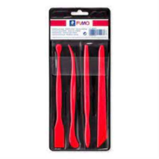 Fimo Plastic Modelling Tool Set - 4 different tools