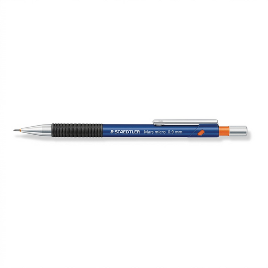 An accurate hero shot of the STAEDTLER Mars micro 0.9 mm mechanical pencil from Image 0, against a white background.