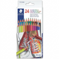 A single STAEDTLER 24-piece colored pencil cardboard box on a pure white background.