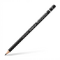 A high-resolution, centered image of a single black Staedtler Mars Lumograph pencil, Grade 8B, on a pure white background.