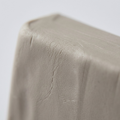 Macro view of the FIMO Soft block texture, highlighting its malleable material consistency.
