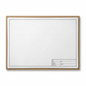 A high-resolution ecommerce hero shot of a cardboard-backed drawing pad with white paper.