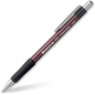 A high-resolution, centered view of the STAEDTLER 9705S 0.5mm Elite mechanical pencil, showcasing its maroon barrel, black grip, chrome accents, and branding, against a pure white background.