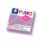 A high-resolution, centered view of a single lavender block of STAEDTLER Fimo Soft Blueberry Shake modeling clay in its clear plastic wrapper.